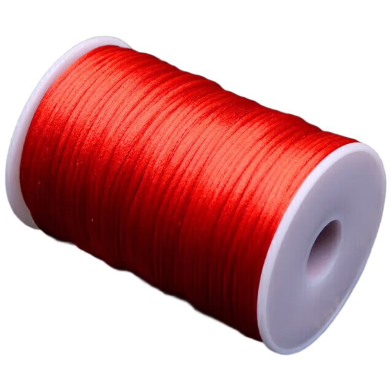 Jiayan Red String 42 Meters, Moving House Opening Business Wedding Binding String, Braided Rope, Chinese Knot Bracelet Cord