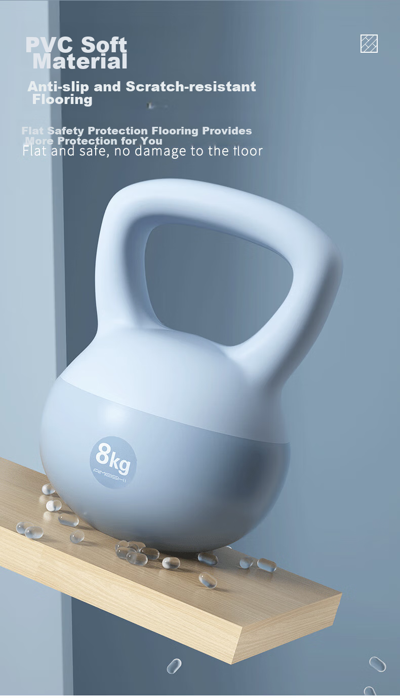 AiMeiShi Soft Kettlebell for Women's Home Fitness Equipment, Arm Exercise Dumbbell for Squats And Glute Workouts, 6KG 7