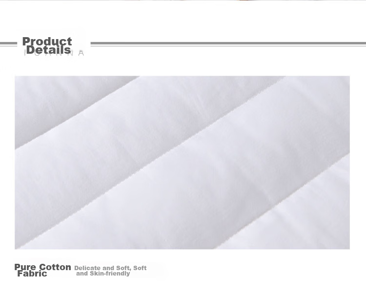 FUANNA Home Textile Pillow, Anti-Mite And Antibacterial, Washable Pillow Core, Low Pillow, Pure Cotton Fabric, Hotel Pillow Insert, 70*45cm, L 13