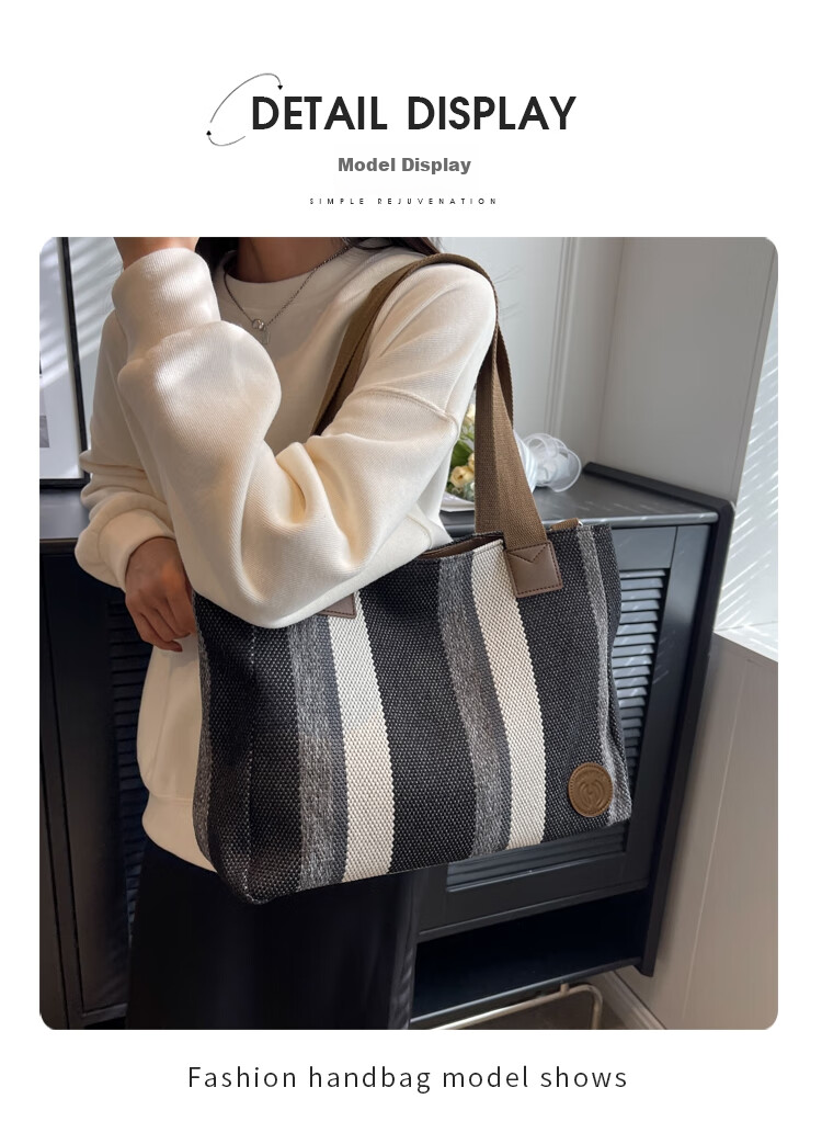 FOXER Women's Handbag, Large Capacity Tote Bag, Shoulder Bag, Crossbody Bag, Handheld Bag, Valentine's Day Gift 9