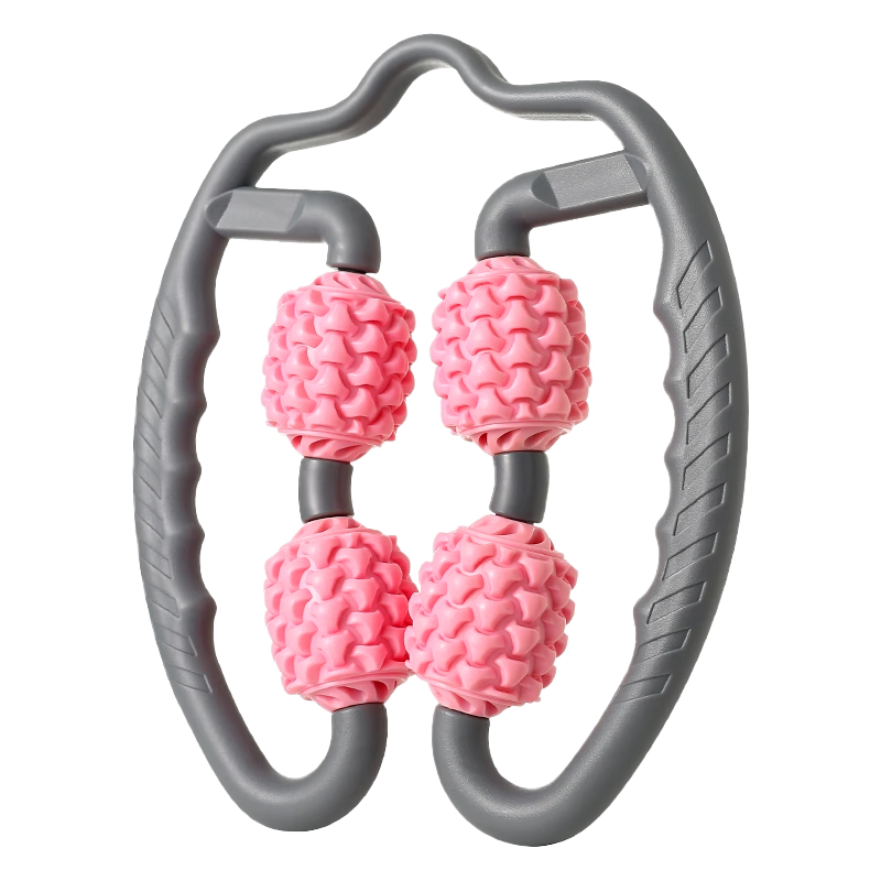 Duweike Circular Leg Massager with Foam Roller, Fascia Ball, Massage Stick, Muscle Relaxation Calf Massage Roller Set