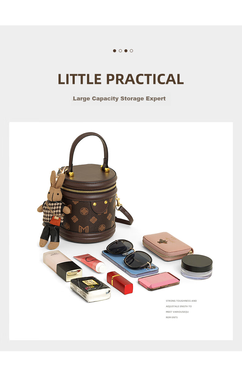 Aiqinghai Handbag, Women's Bag, Bucket Bag, Cylinder Bag, Crossbody Bag, Brand Shoulder Bag, Birthday And Mother's Day Gift, Practical Present for Mom 18