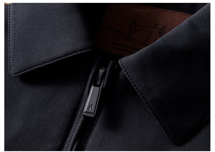 FIRS Men's Executive Jacket, Spring And Autumn Business Casual Commute Wear-Resistant Public Service Cadre Lapel Wrinkle-Resistant Top, Triple-Protection Coat 6