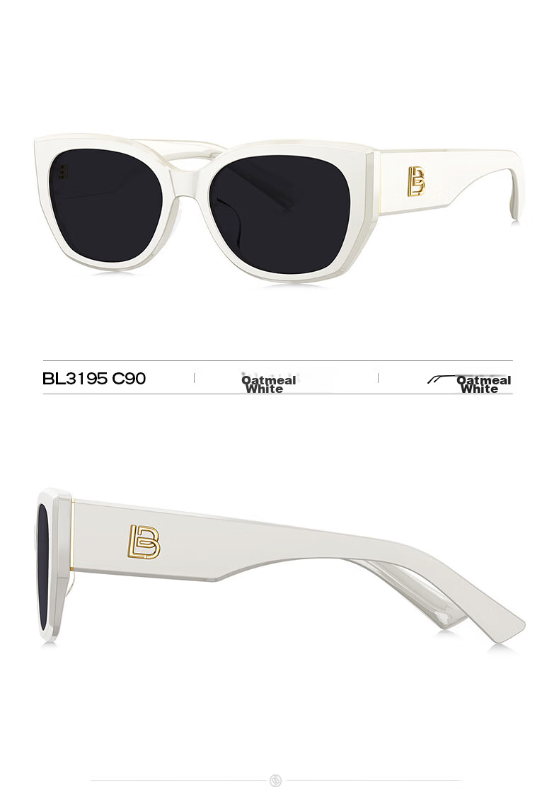 BOLON Sunglasses, Cat-Eye Polarized Style, Yang Zi's Same Model, Driving UV Protection Sunglasses, Trendy for Men And Women, BL3195C20 20