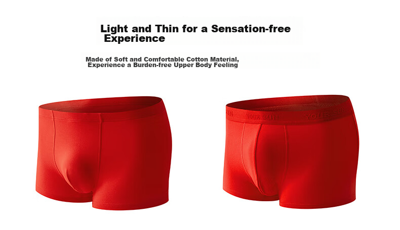 Yiershuang [Zodiac Year Gift Box] Autumn And Winter Red Men's Thermal Underwear Socks And Underpants Set, Hongyun Autumn Clothes And Pants 14