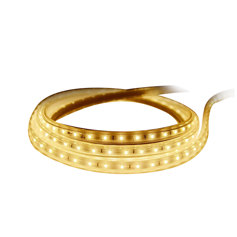 Deyan LED Strip Light 220V High Voltage Outdoor Waterproof Lamp Hotel Villa Project Super Bright Linear Decorative Light Outdoor Lighting 100m White Light [6W-120 LEDs/m]