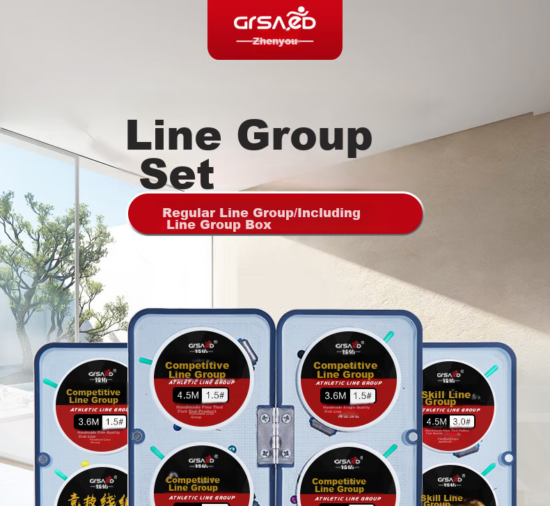 Grsaed 16-Axis Line Set, Pre-Tied Fishing Line Set with Main Line, Leader Line, Hooks, Finished Fishing Line, Main Line Box, Fishing Hooks And Accessories 2