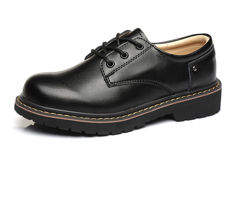 CARTELO Women's Black Leather Shoes, British Style Flat Leather Shoes, KDLYJ-WF031, Black, Size 38 10