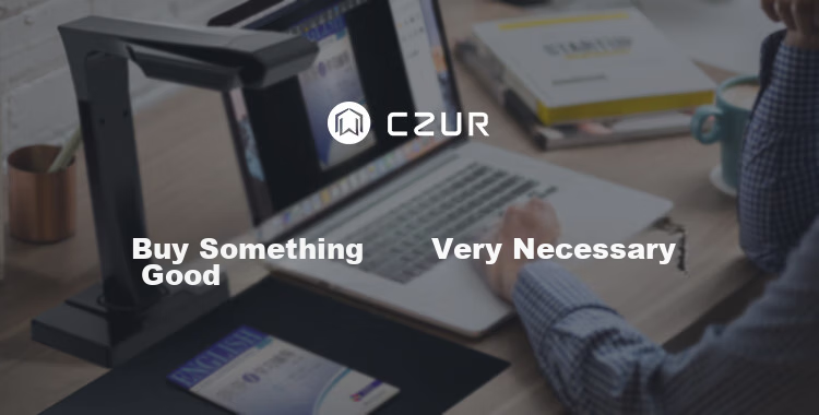 CZUR AuraPlus Side Light Anti-Reflective 20 Million Pixel Book Scanner A3/A4 Office Home Document Scanner Magazine Book High-Speed Camera Scanner 1