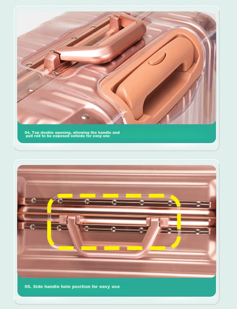 Siwangongli Luggage Protective Cover, Suitcase Handle Cover, Wear-Resistant Outer Case, Transparent Protective Cover, Dust Cover SW2025 9