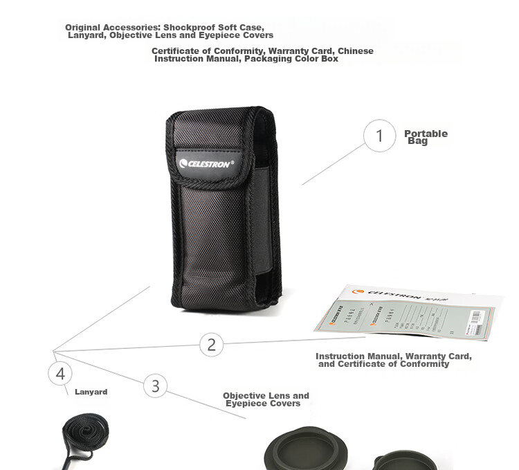 Xingtelang Jibing 8x42 Monocular Binocular with Compass And Rangefinder, Nitrogen-Filled Waterproof, High-Definition High-Magnification Monocular Smartphone Telescope 17