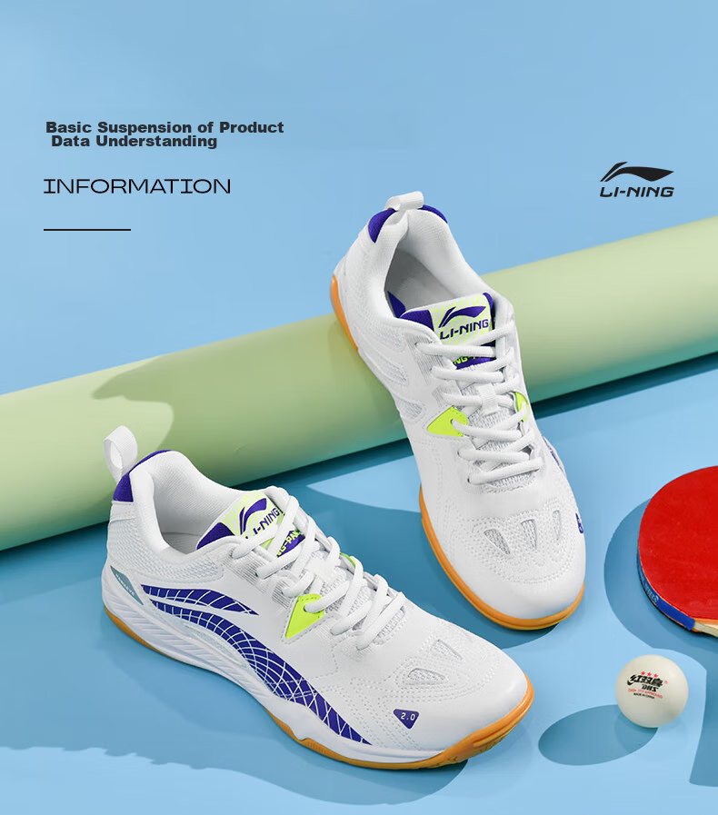 Li-Ning Table Tennis Shoes for Men And Women, Badminton Shoes Eagle Eye 2.0 Competition Training Sports Shoes Size 42 13