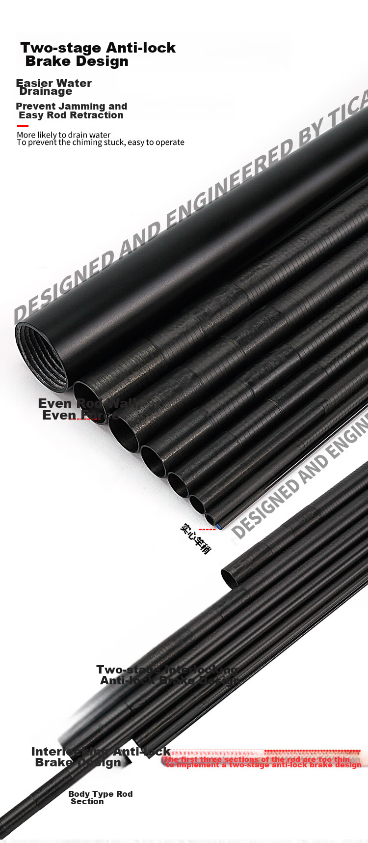 Dijia Xijiang Yue Light Version Stream Rod, 28 Sections, 59CM Ultra-Short Carbon Fiber, Light And Hard Traditional Fishing Rod, 4.5 Meters, 83 Grams 6
