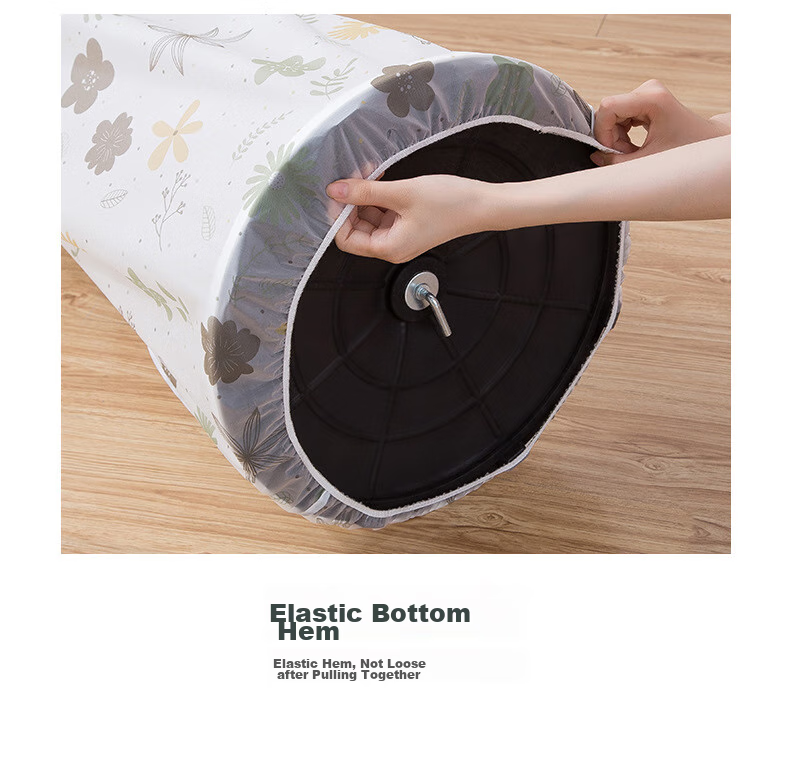 Lelandi Full-Coverage Electric Fan Cover, Universal Floor-Standing Moisture-Proof Dustproof Elastic Cover, Xingfu De Jia L1007 10