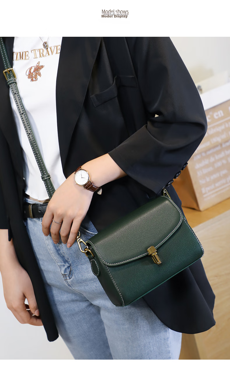 Viney Women's Handbag, Cowhide Crossbody Bag, Stylish Shoulder Phone Bag, Practical Birthday And Mother's Day Gift for Mom 16