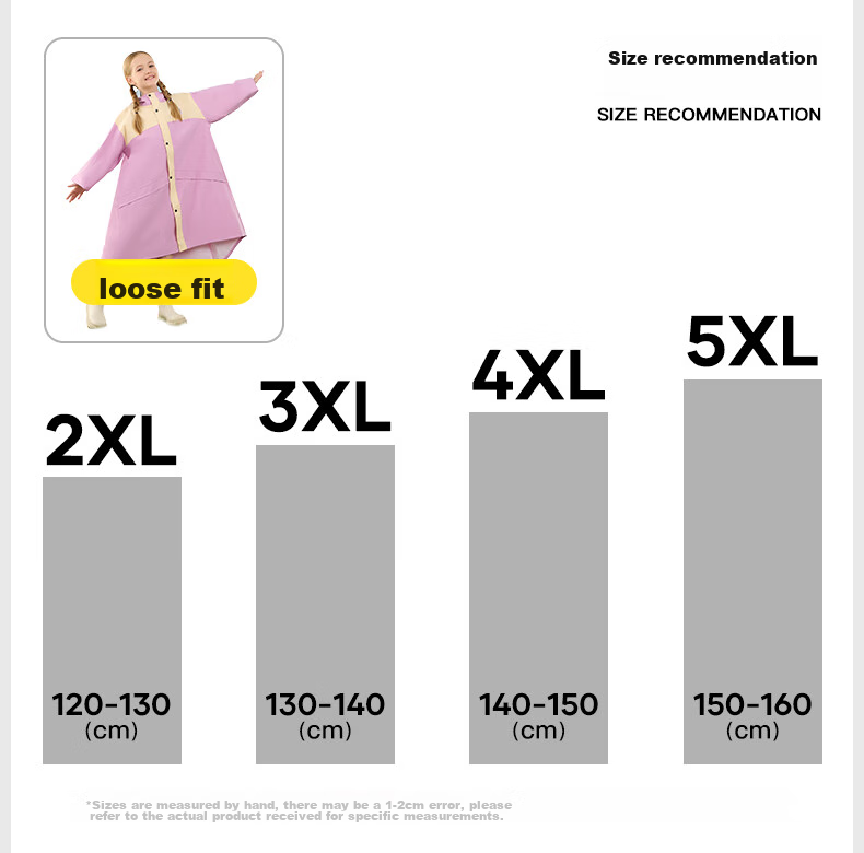 Moremerry Children's Raincoat for Boys And Girls with Backpack Space, Waterproof Breathable Baby Fashion Windbreaker Style Rain Poncho, Almond Yellow, 3XL 26