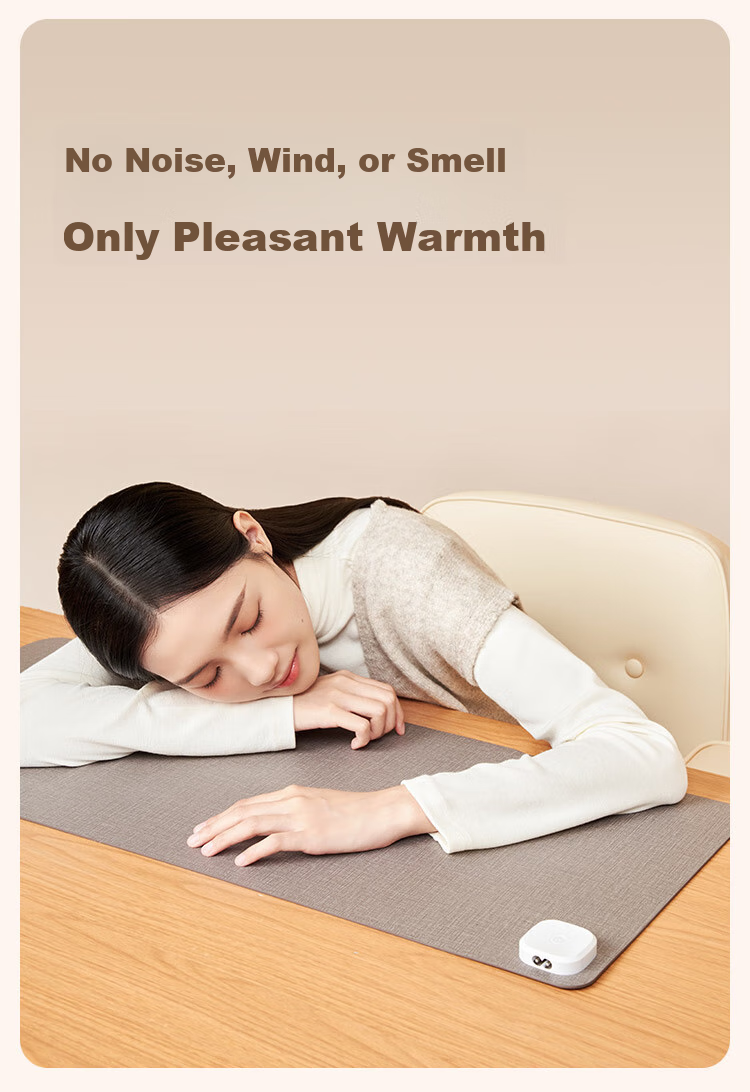 JD Original Smart Partition Heating Desk Pad, Office And Student Mouse Pad with Heat, Safe And Waterproof Desk Mat, 80cm Wide 6