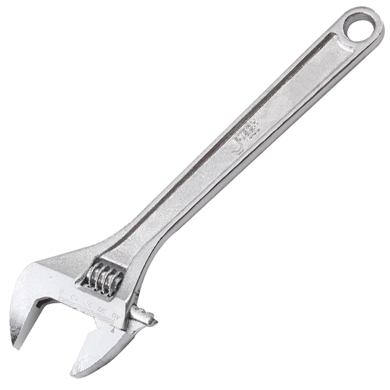 JETECH Adjustable Wrench Light Handle Open-End Wrench Multifunctional Universal Household Plumbing Wrench 15 Inch AW-15