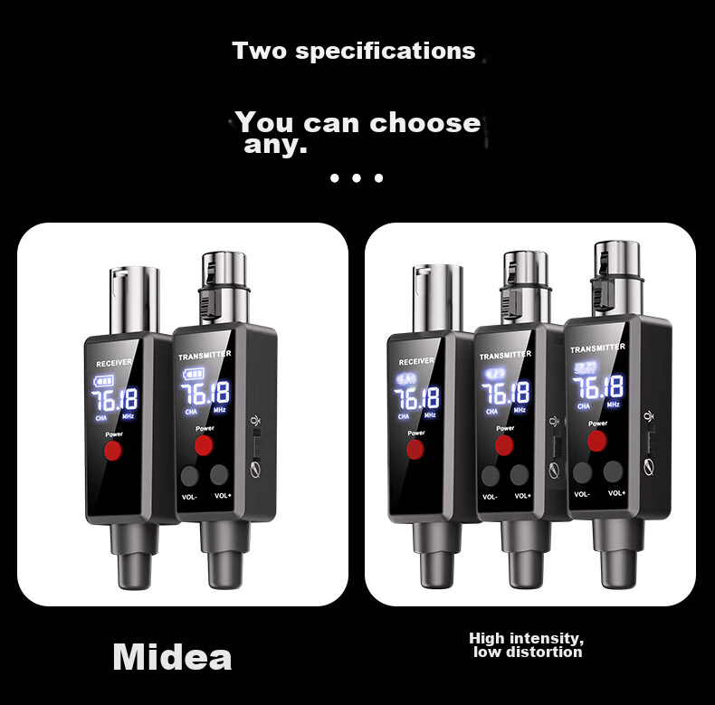 SAST K22 Microphone Wired to Wireless Dynamic Microphone, Capacitor Tuned Transmitter And Receiver for Musical Instruments And Audio Equipment, Wired to Wireless Transmitter And Receiver 11