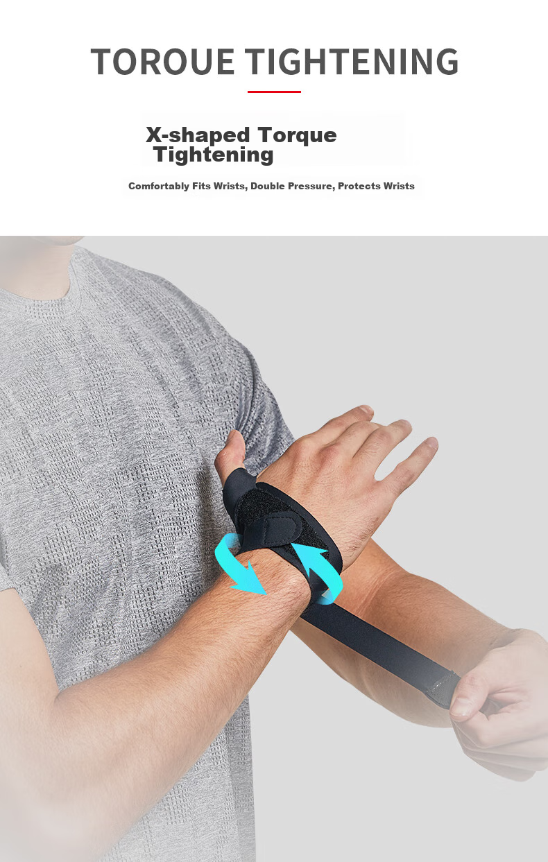 NAILEKESI N Thumb Wrist Brace for Tendinitis, Joint Fixation, Sprains, TFCC Injury, Sports Fitness Badminton Protective Gear 4