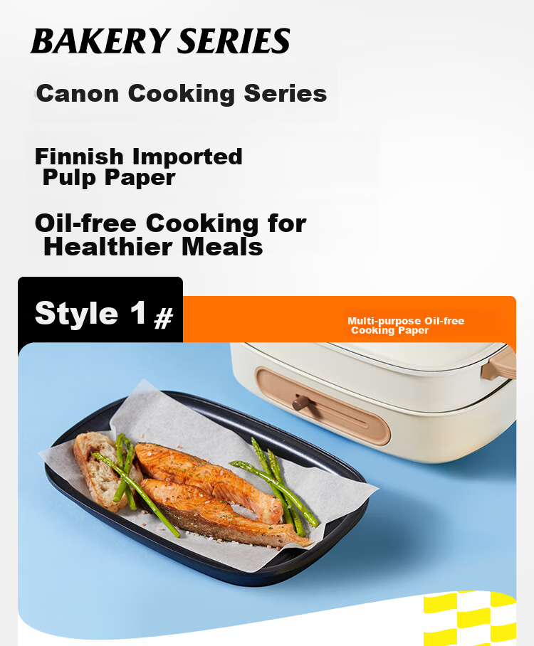Glad Baking And Cooking Paper 5m*30cm, Meat Roasting Silicone Paper, Air Fryer And Oven Baking Sheet Paper, Original Import 8