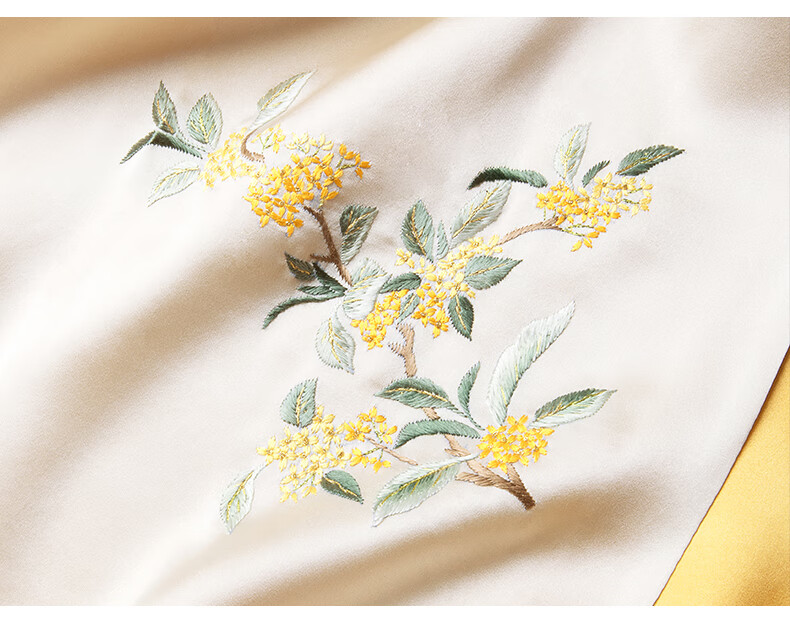 Zhijinlou Suzhou Embroidery Silk Scarf for Women, Chinese Style Business Gift, Mulberry Silk Handmade Embroidered Scarf, Bookmark Pen Set, Birthday Present 7