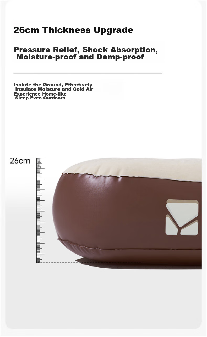 MOBIGARDEN Yunyang Single Outdoor Camping Self-Inflating Air Mattress NX25663020 Truffle Brown 7
