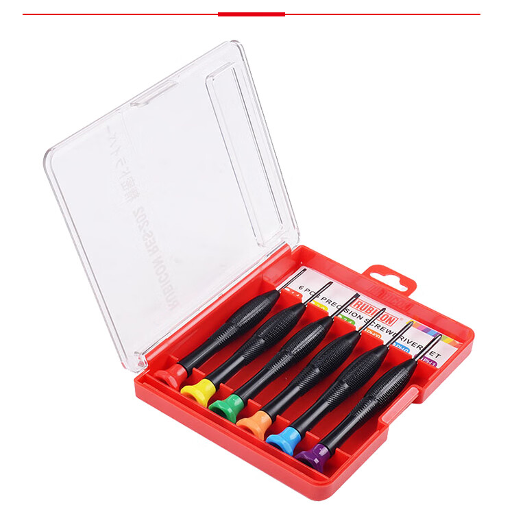 RUBICON Imported Precision Screwdriver Set Phillips and Flathead RES-202 Repair Tool 13