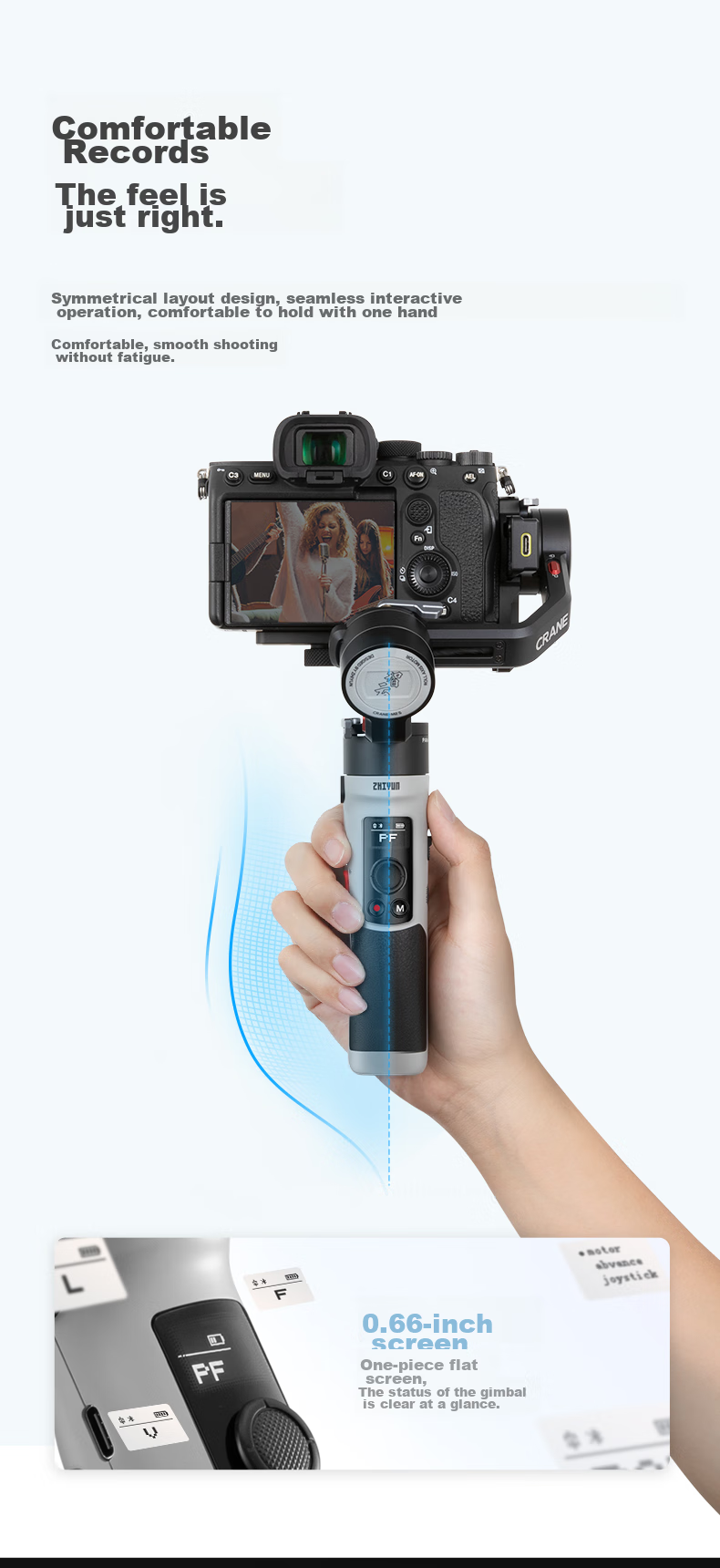 Zhiyun CRANE M2S Handheld Gimbal Stabilizer for DSLR And Mirrorless Cameras, Standard Versio 7