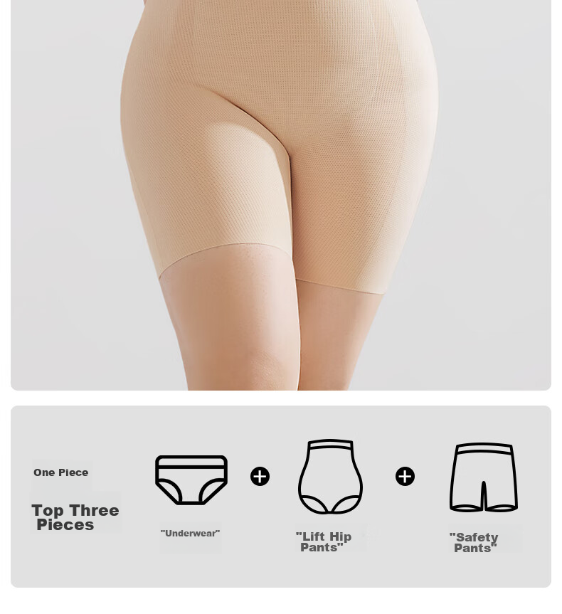 Guniangjia Tummy Control And Butt-Lifting Pants, No Need for Underwear, Seamless High-Waist Shaping, Comfortable Waist-Cinching Slimming Pants, Tummy Control, Plus Size 20