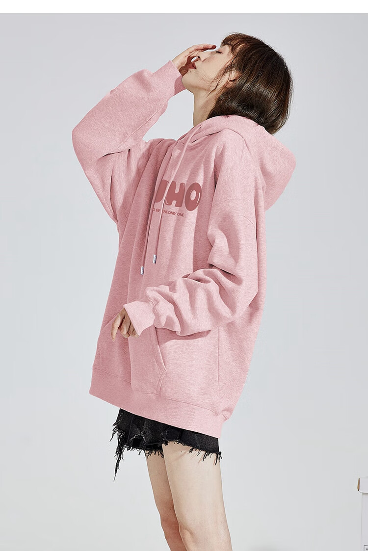 TonLion Autumn And Winter Women's Knitted Hoodie with Front Text, Versatile, Youthful, Fashionable Korean-Style Trendy Hooded Sweatshirt for Wome 19