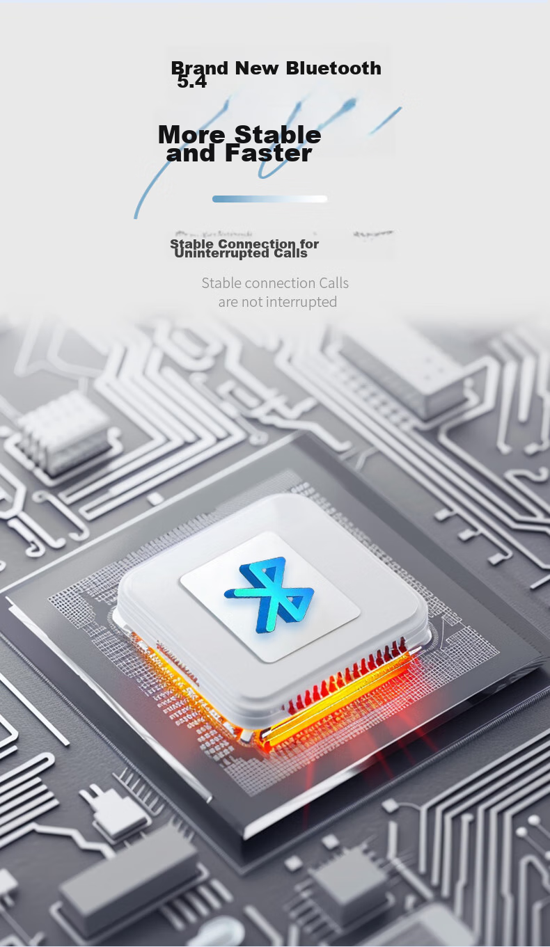 Lenovo Invests in Brand Yinengzhe Wireless Noise-Cancelling Bluetooth Earphones, In-Ear Gaming, Cycling, Music, Online Classes, Low Latency, High Sound Quality, Compatible with Android/iOS Phones, White 6