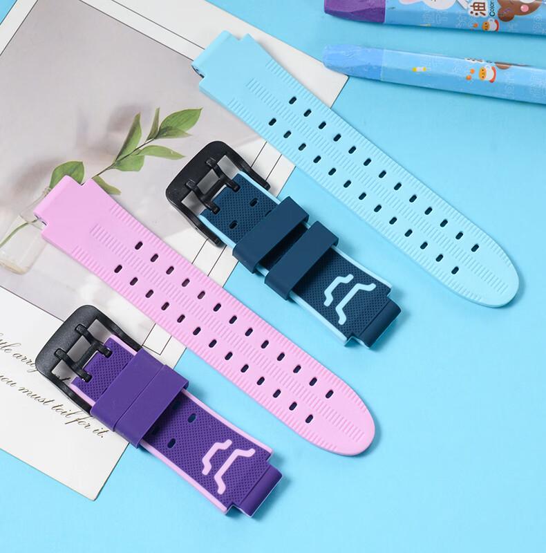 Iboann Suitable for Xiaotianc Z8A Watch Strap, Z11 Watch Strap, Silicone W2307ac, Children's Z10/Z9/z7s/z6apro Student Q5/N3/U5/D3/Q1A Watch Strap 14