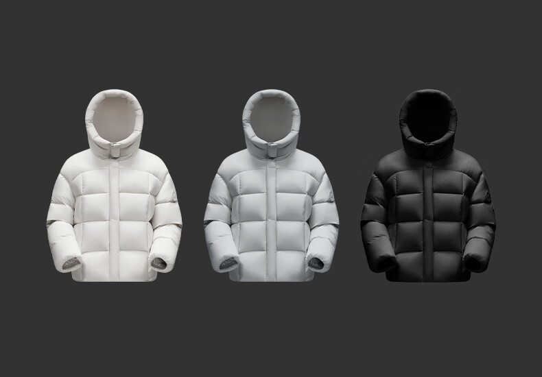 Meilicheng Warm Swan 90% Down Jacket, Short Puff Hooded Winter Coat, Women's down Outerwear, Size 156 6