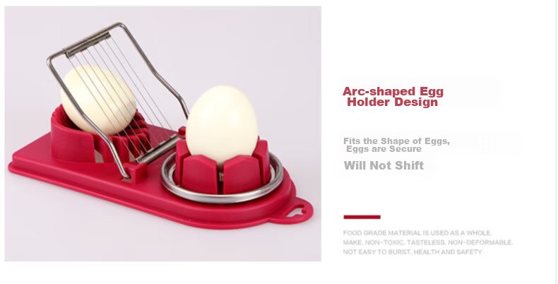 Jingmao Multifunctional Egg Cutter, Stainless Steel Egg Cutting Tool, Household Device for Cutting Preserved Eggs And Century Eggs, Separator And Slicer 14
