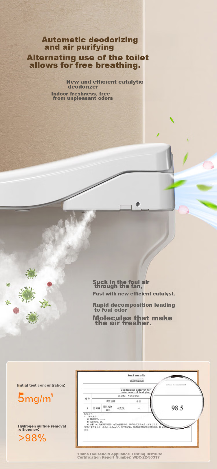 JD Original Haitun Plus Smart Toilet Seat with Heating And Drying Function, Child Wash, Remote Control Included, Installation Included 9