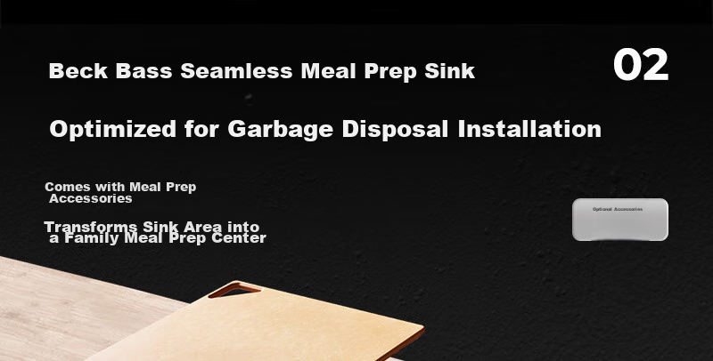 BEcbas Intelligent Garbage Disposal, Household Kitchen Waste Crusher, Automatic Power-Off F3plus 8