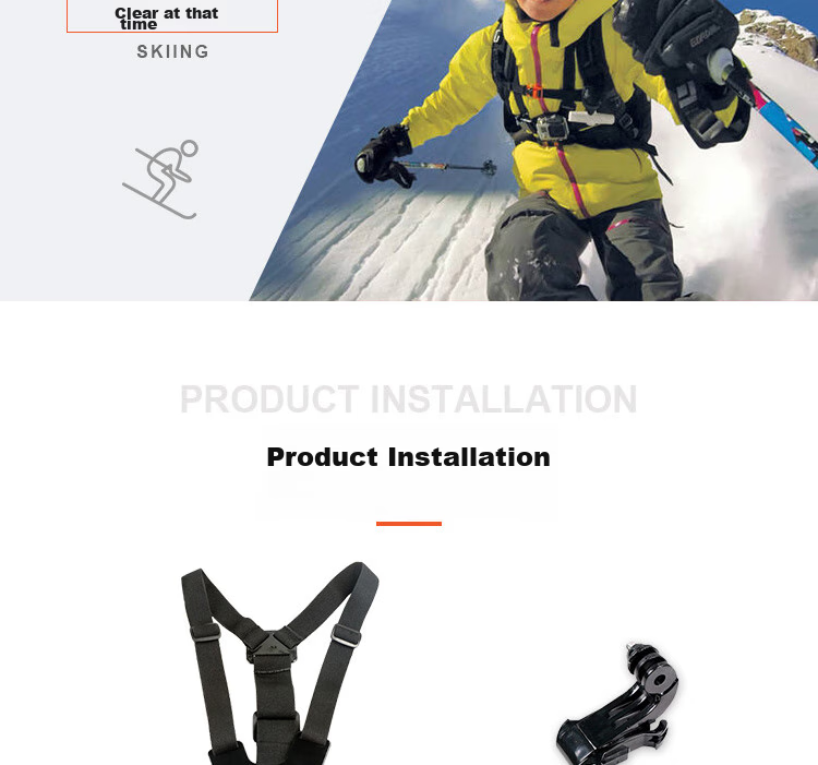 KYOTSU Chest Strap, Compatible with GoPro 13/12/11/10, DJI Pocket 4P/4/3/Action 6/5 Pro And Other Action Cameras, Universal Chest Mount Accessory, Front Fixed Shoulder Strap 12