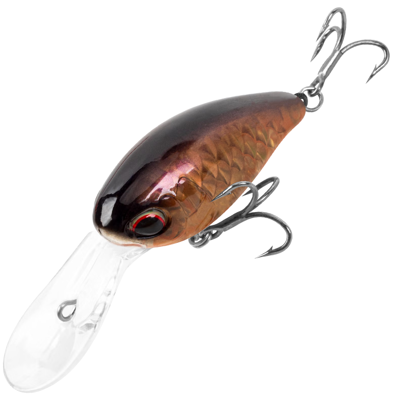 Guowangliya Rock Fishing Lure, Chubby Floating Minnow Long Tongue Board, Deep Sea Freshwater Bass Artificial Bait, Long Tongue Board/6.5g/C301