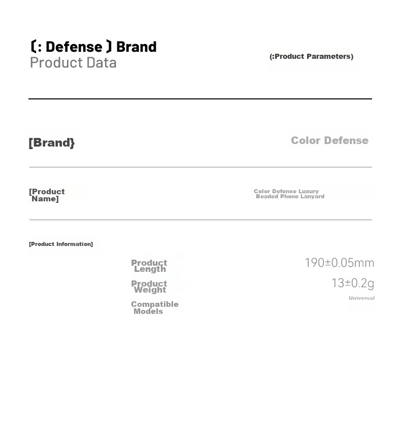 DEFENSE Udemos Phone Lanyard Colorful Bracelet Short Anti-Loss Design Fashionable Portable Phone Strap Bracelet Pearl Bracelet Right Shadow Flowing Gold 8