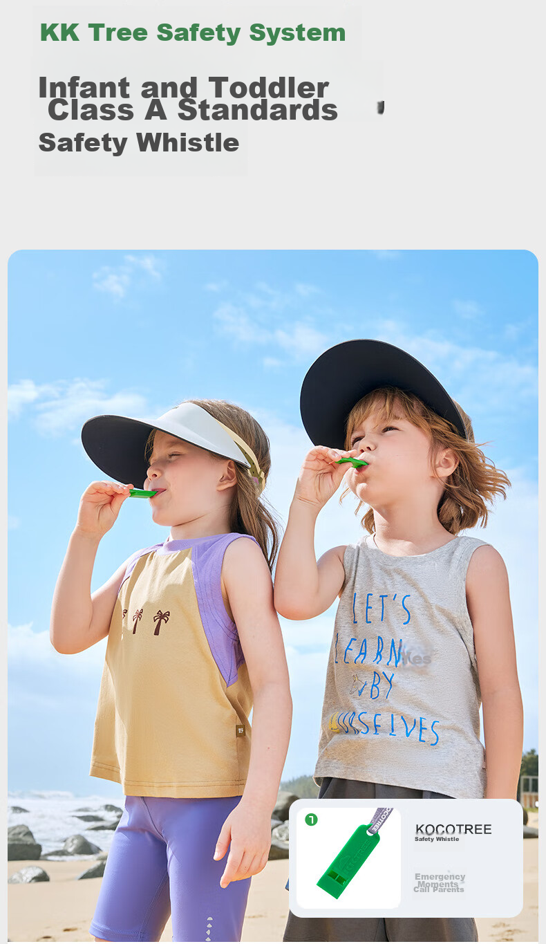 Kocotree Children's Sun Protection Hat, Seamless One-Piece Shaped Sun Hat, Wide-Brimmed Visor Cap, Lightweight Outdoor Sports Hat, Red 21