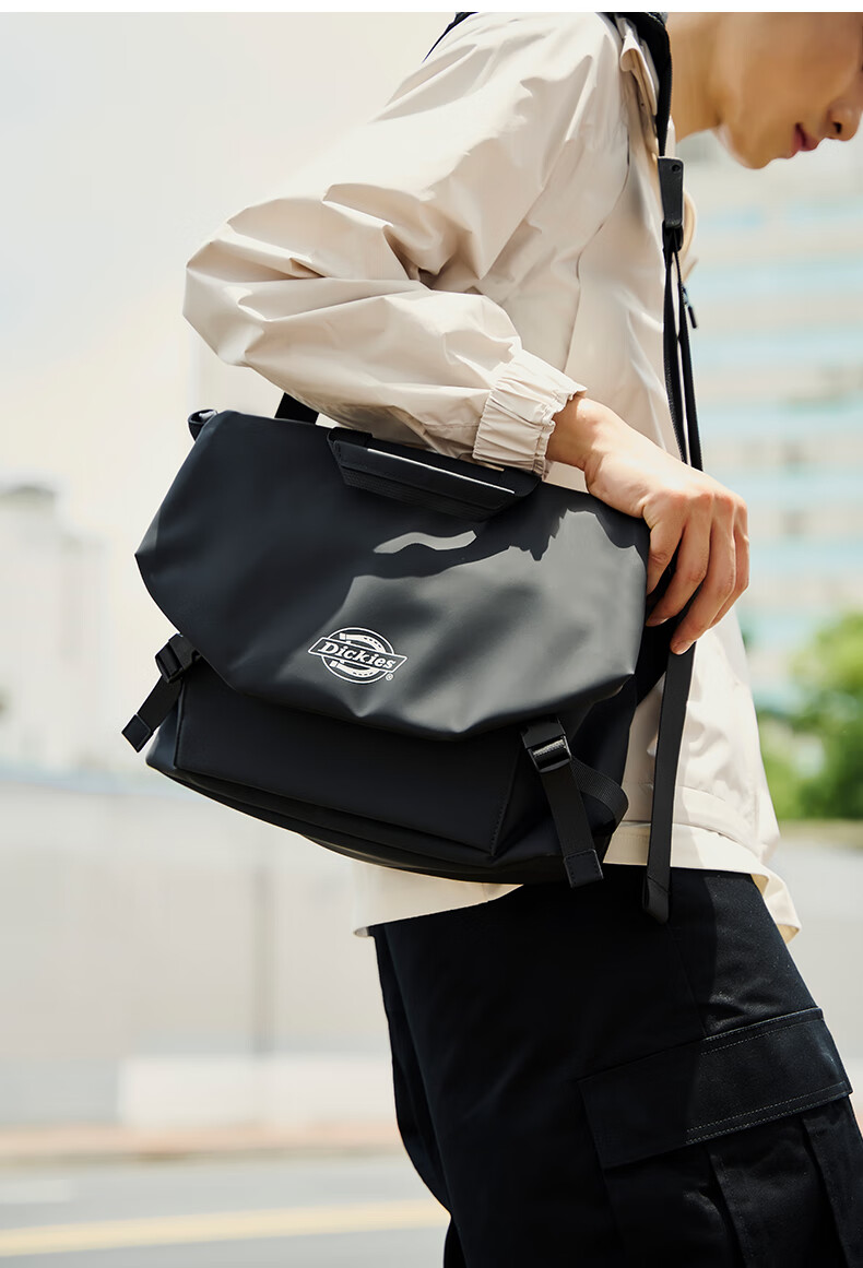 Dickies Shoulder Bag for Men And Women, Lightweight Messenger Bag, Casual Multifunctional Crossbody Bag, DK Cycling Satchel with Large Capacity 3