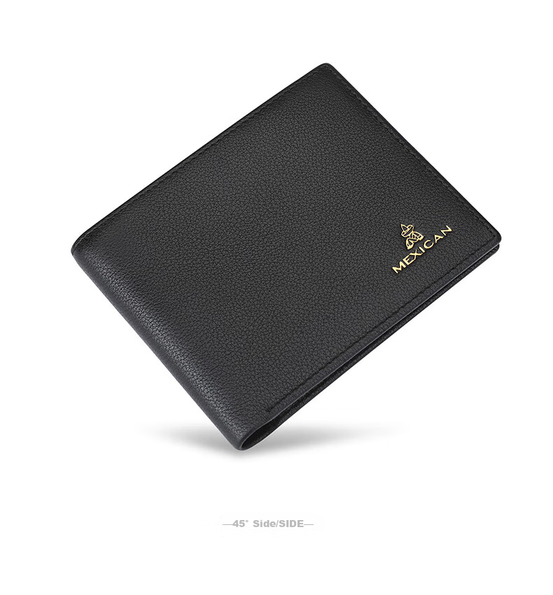MEXICAN Men's Wallet, Genuine Top-Grain Leather Card Holder And Coin Purse, High-End Gift Box, Birthday Present for Boyfriend Or Husband 13