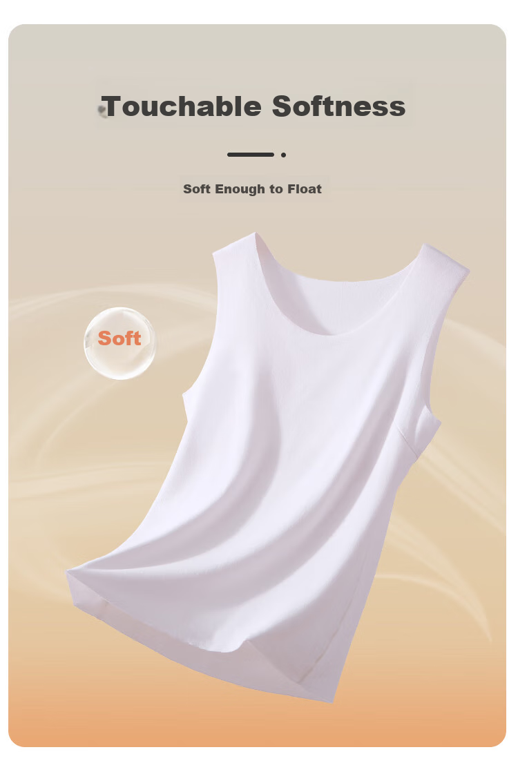 MiiOW New Cotton Modal Women's Thermal Vest, Soft Fleece Heating Silk Seamless Inner Layer Skin-Friendly Base Shirt, Black M 10