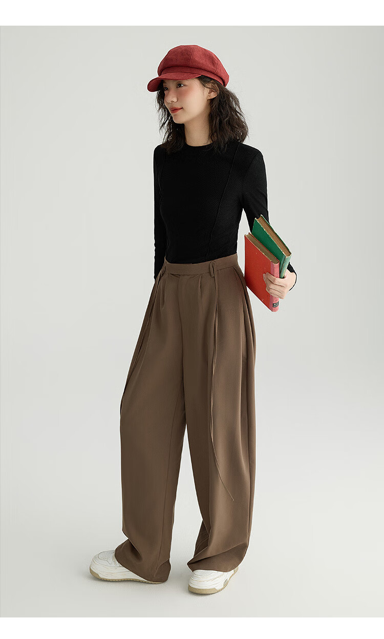 Dme [Soft And Comfortable Inner Layer] Spring And Autumn Versatile Round Neck Base Shirt for Wome 19