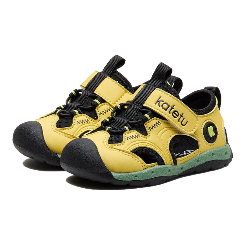 Katetu Toddler Sandals for Infants 1-3 Years Old, Summer Children's Sandals, Boys And Girls Breathable Closed-Toe Functional Shoes X4BE019