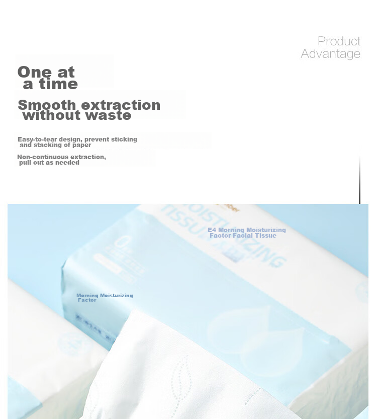 One's Member Cloud Soft Moisturizing Tissue, S Size, 40 Sheets*6 Packs, Creamy Cloud Soft Tissues, Facial Tissues, Napkins 13