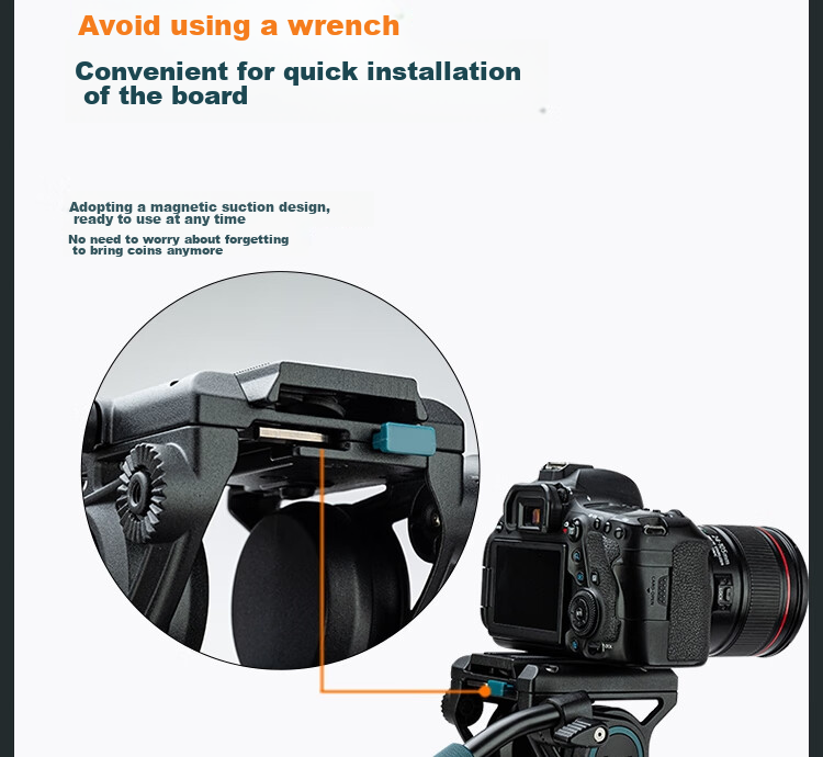 Fotopro DV-3C Upgraded Version, 1.8-Meter Video Shooting And Recording Camera, Mirrorless Camera Hydraulic Head, Carbon Fiber Tripod 22