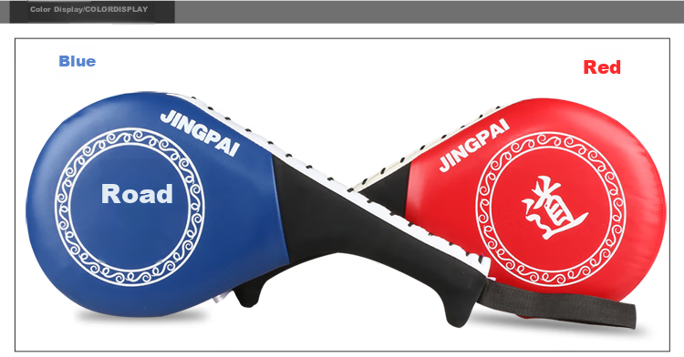 Jingpai Karate Foot Target Training Equipment for Adults And Children, Chicken Leg Target, Hand Target, Foot Board, Red, 2 Pieces 6