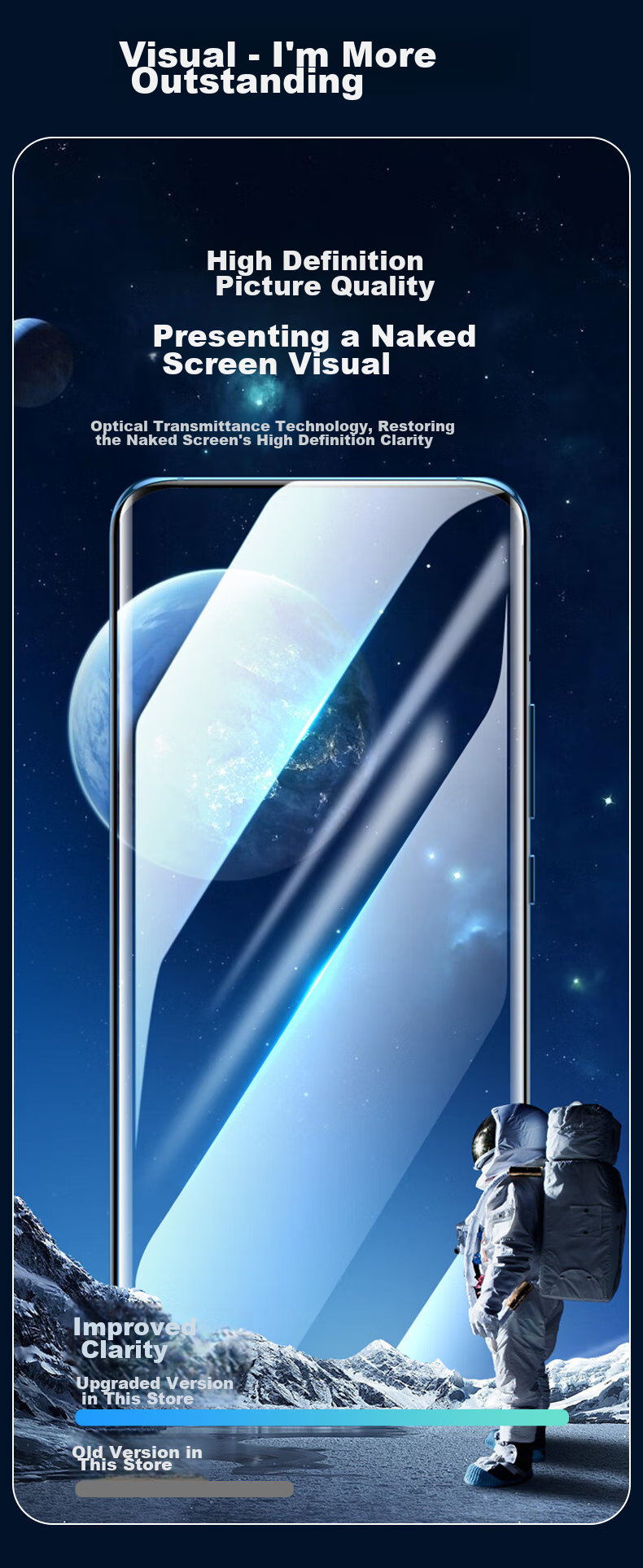 Kulefeng Tempered Glass Screen Protector for Huawei Mate60Pro, Full Adhesive, Curved Glass Film for Huawei Mate60pro+/rs, Full Screen Coverage, Fingerprint Unlock Compatible, Ceramic Backing 13